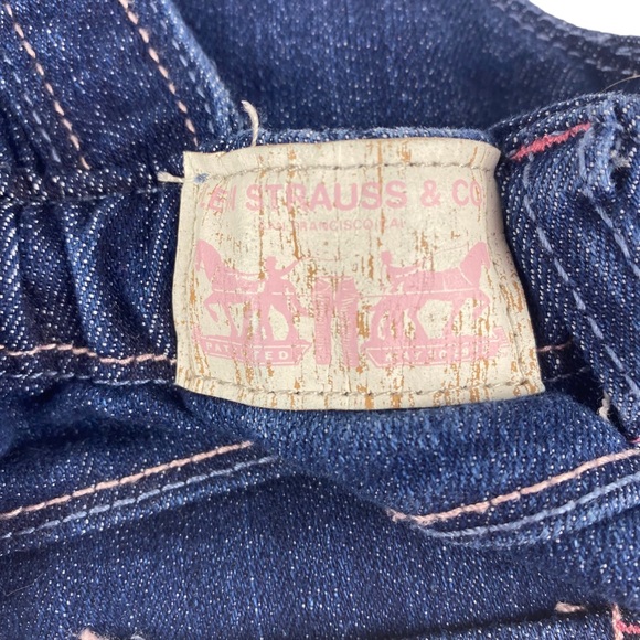 Levis Infant Skirtall Denim Dress - Size 18M - Picture 6 of 7